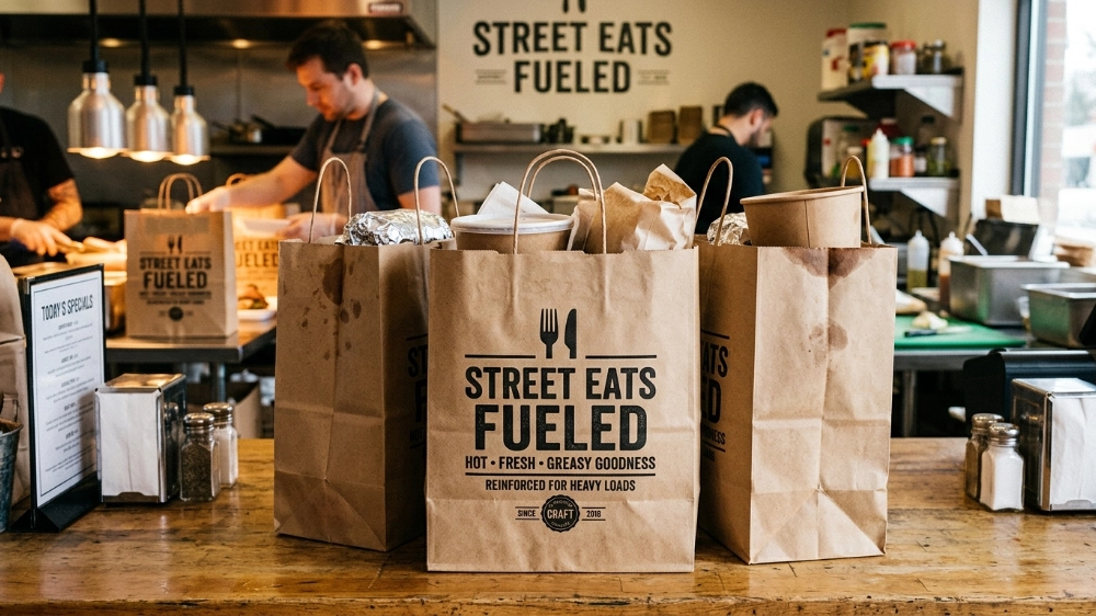 custom brown paper bags