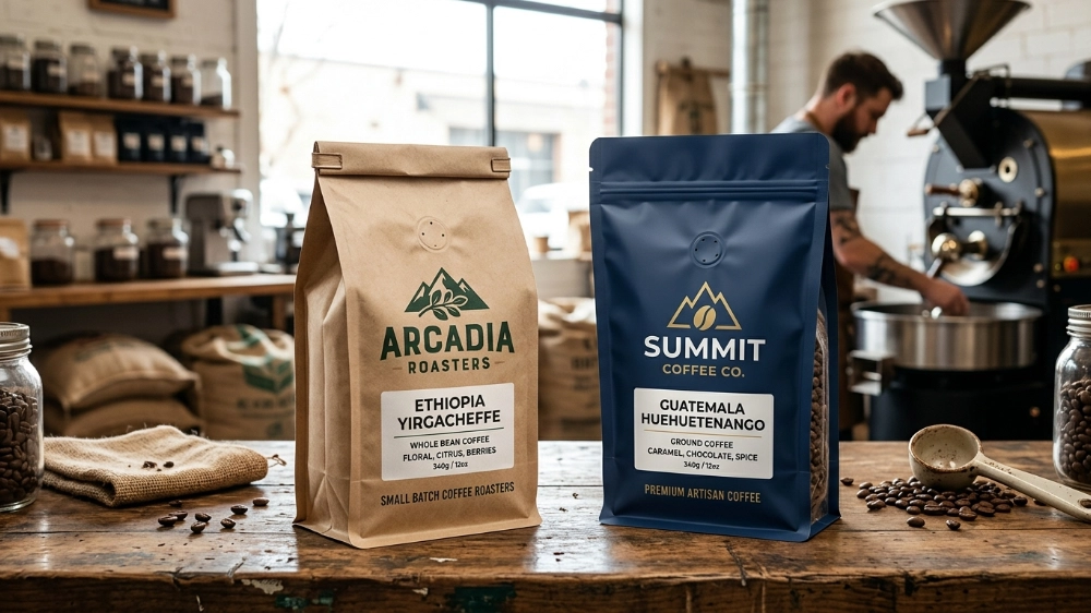mbpak coffee bag design