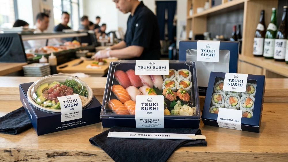 mbpak sushi take out box